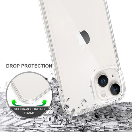 iPhone 15 Hybrid Plastic Case - Transparent