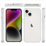 iPhone 15 Hybrid Plastic Case - Transparent