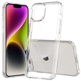 iPhone 15 Plus Hybrid Plastic Case - Transparent