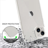 iPhone 15 Plus Hybrid Plastic Case - Transparent