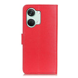 OnePlus Nord 3 (5G) Litchi Leather Case w. Wallet - Red