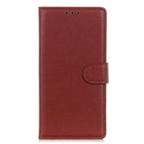 OnePlus Nord 3 (5G) Litchi Leather Case w. Wallet - Brown