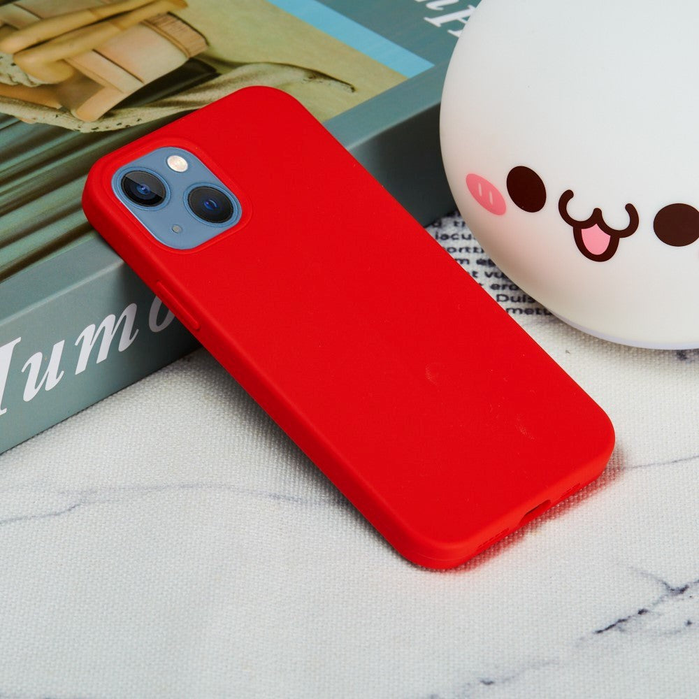 iPhone 15 Plus Silicone Case - Red