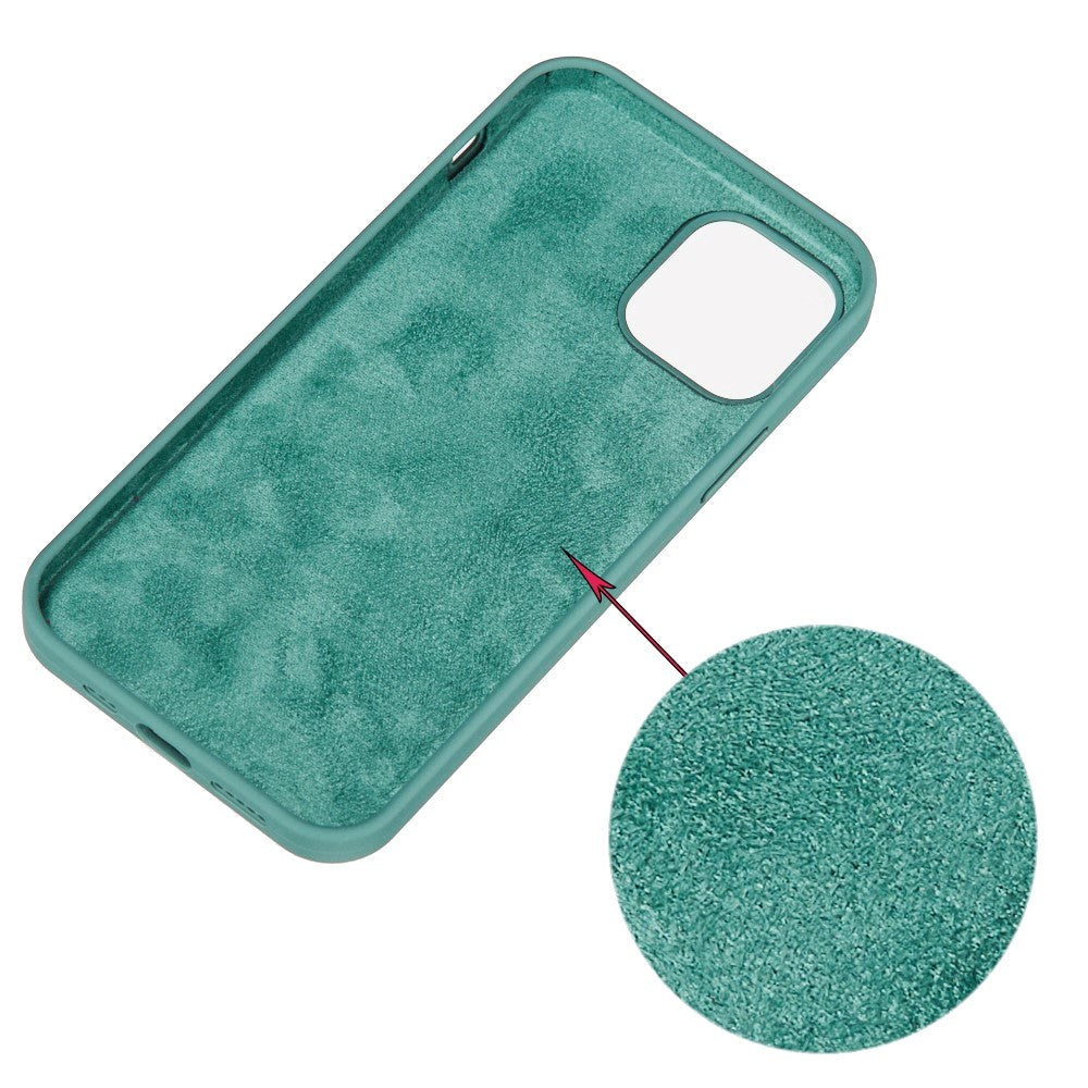 iPhone 15 Plus Silicone Case - Dark Green