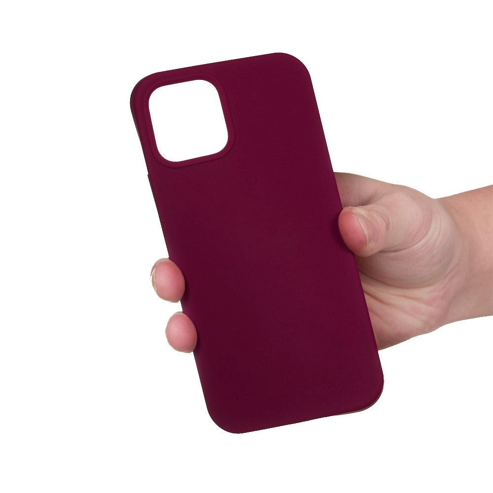 iPhone 15 Pro Silicone Case - Wine Red