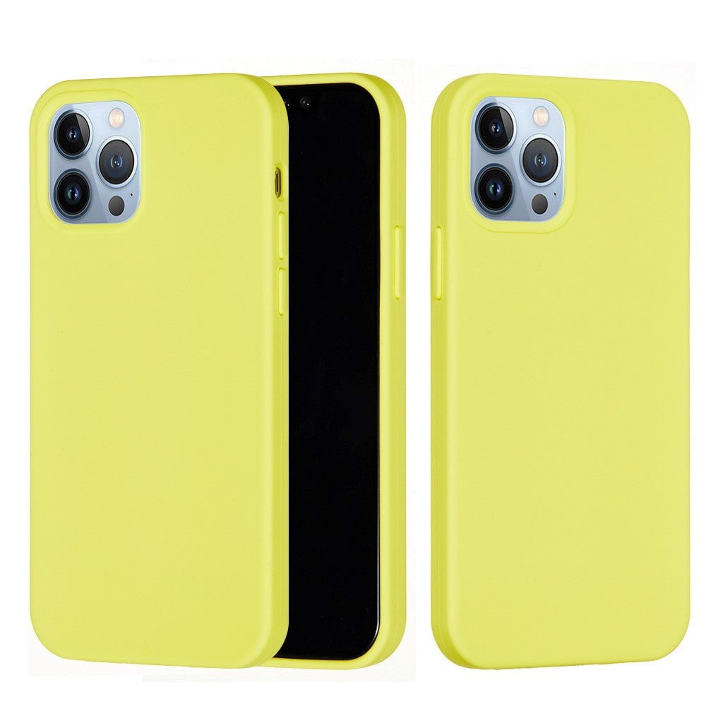 iPhone 15 Pro Max Silicone Case - Yellow