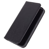 Huawei P60 Pro Leather Flip Case with Wallet and Stand Function - Black