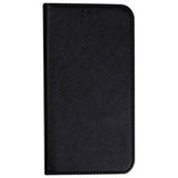 Huawei P60 Pro Leather Flip Case with Wallet and Stand Function - Black