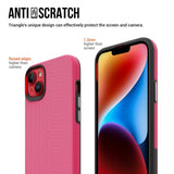 iPhone 15 Shockproof Plastic Case - Pink