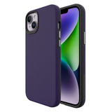 iPhone 15 Shockproof Plastic Case - Purple