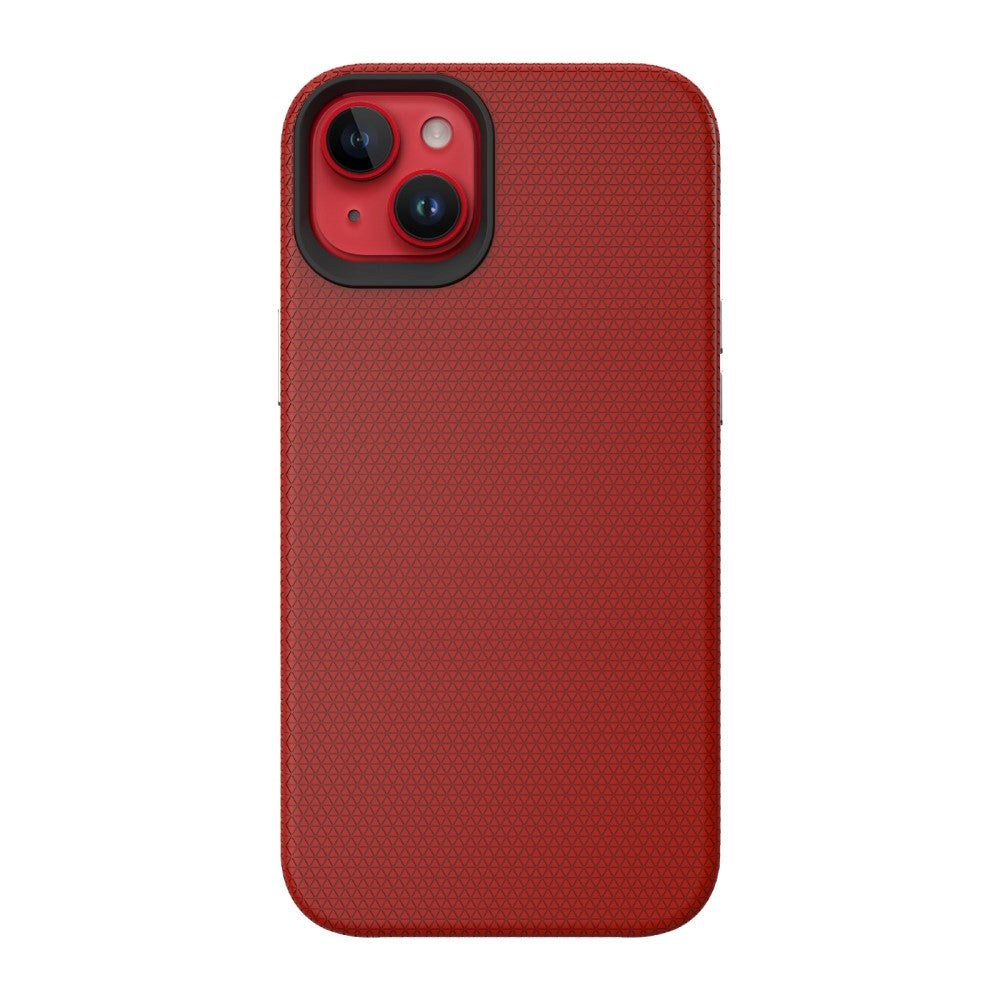 iPhone 15 Shockproof Plastic Case - Red