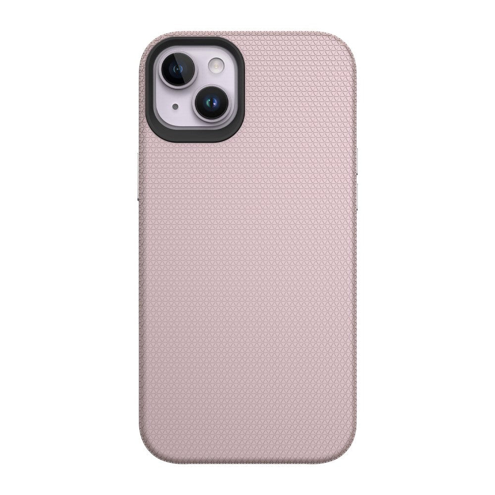 iPhone 15 Shockproof Plastic Case - Rose Gold