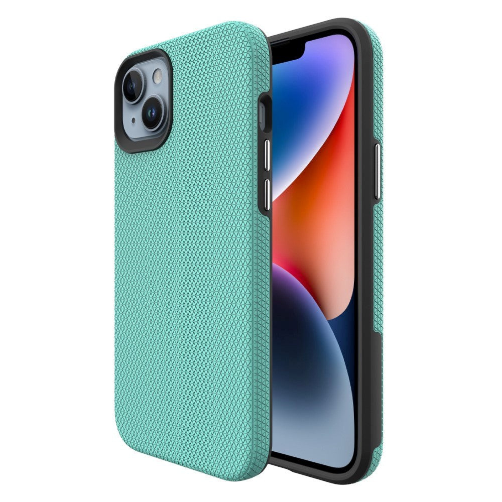 iPhone 15 Plus Shockproof Tough Case - Turquoise