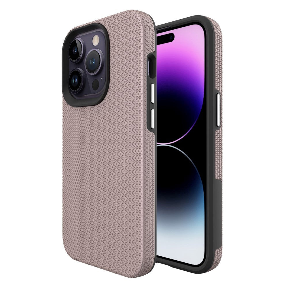 iPhone 15 Pro Shockproof Tough Case - Rose Gold