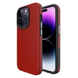 iPhone 15 Pro Max Shockproof Plastic Case - Red