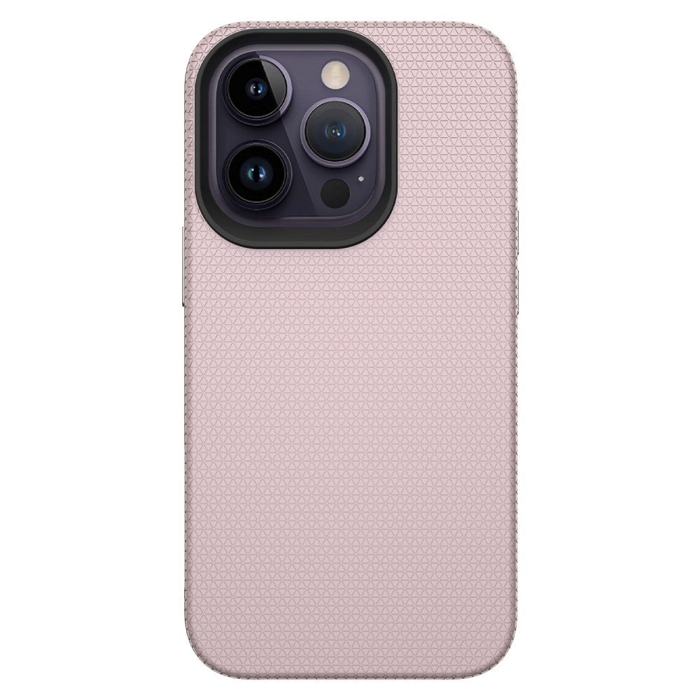 iPhone 15 Pro Max Shockproof Plastic Case - Rose Gold