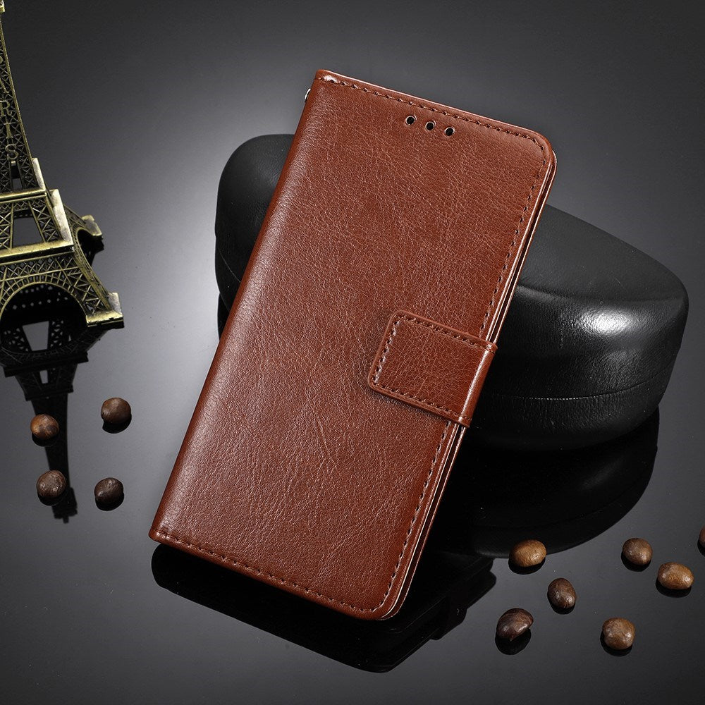 EIDERWOOD Xiaomi Redmi 12 (4G) / 12 (5G) / Poco M6 Pro (5G) Leather Flip Case w. Stand & Wallet - Brown