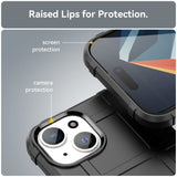 iPhone 15 Rugged Shield Series Tough Case - Black