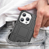 iPhone 15 Pro Rugged Shield Series Tough Case - Black