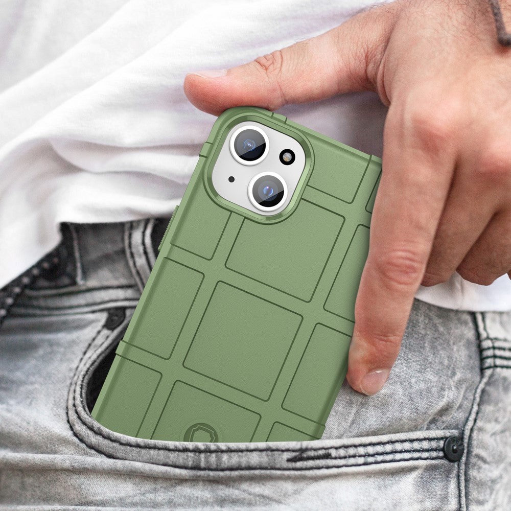 iPhone 15 Plus Rugged Shield Series Tough Case - Green