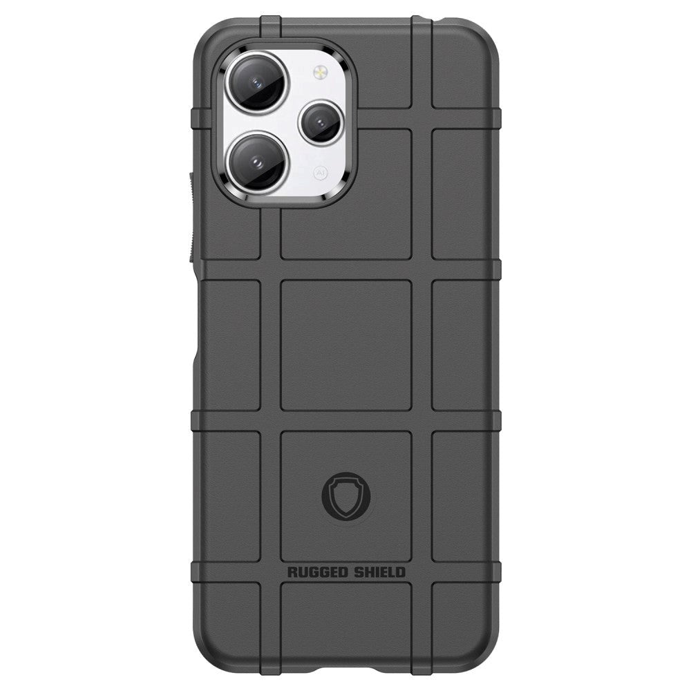 Xiaomi Redmi 12 (4G) / 12 (5G) / Poco M6 Pro (5G) Rugged Shield Series Tough Case - Black