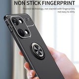 OnePlus Nord 3 (5G) Flexible Case with Magnetic Ring Kickstand - Black with Black Ring