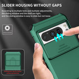 Google Pixel 8 Pro Tough Case w. Kickstand & Cam Slider - Dark Green