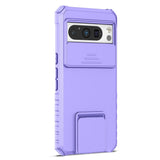 Google Pixel 8 Pro Tough Case w. Kickstand & Cam Slider - Purple