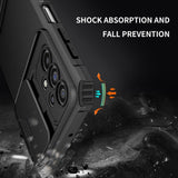 EIDERWOOD Samsung Galaxy A23 / A23 (5G) Tough Case with Kickstand & Cam Slider - Black