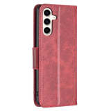 Samsung Galaxy S23 FE Leather Wallet Flip Case - Red