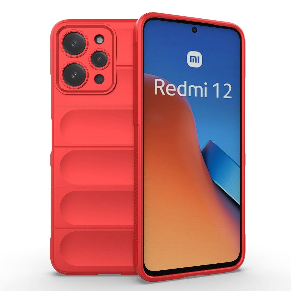 Xiaomi Redmi 12 (4G) Flexible Plastic Case - Red