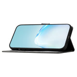 EIDERWOOD iPhone 12 Pro Max Faux Leather Case with Wallet & Strap - Black