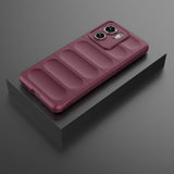 EIDERWOOD Motorola Edge 40 Flexible Plastic Case - Wine Red