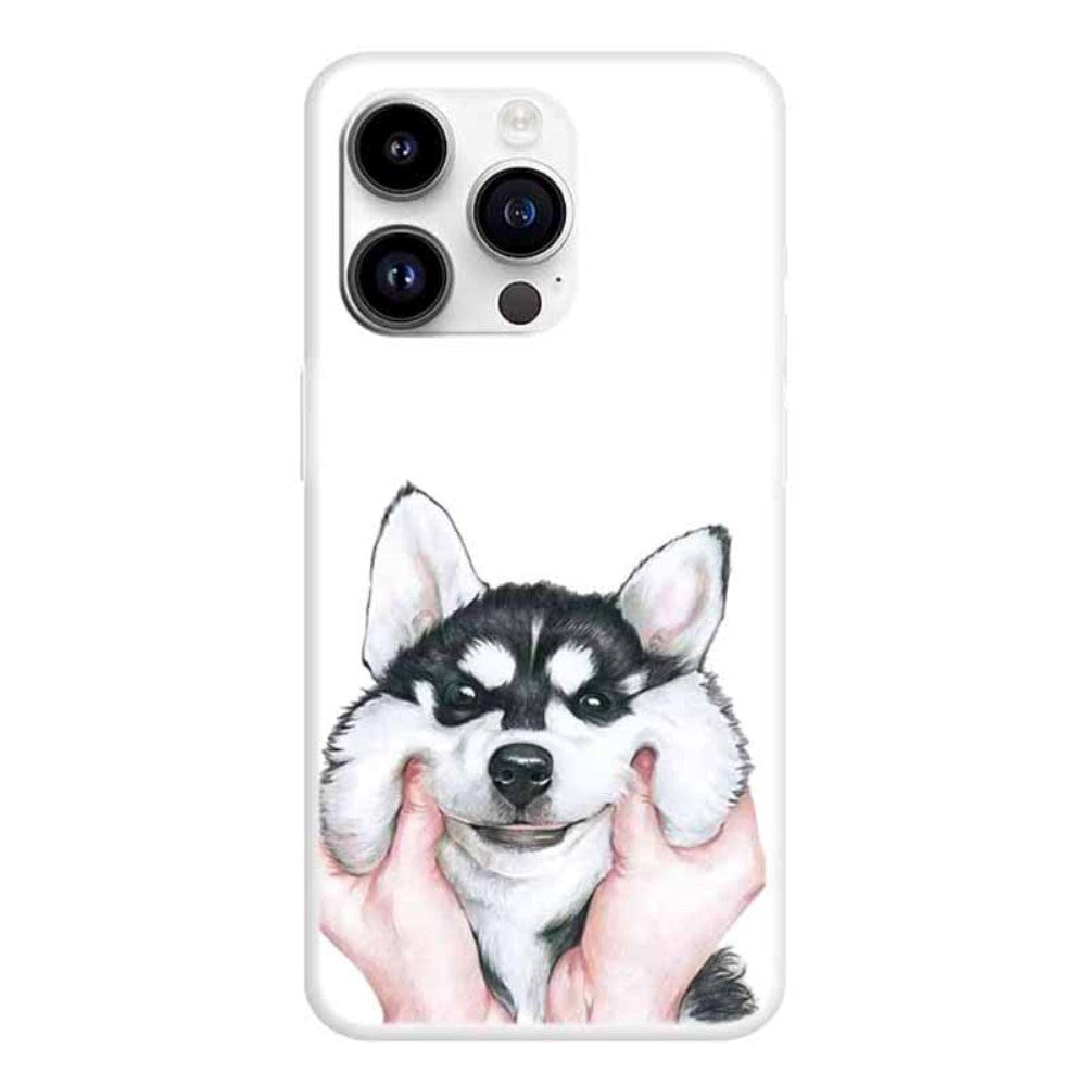 iPhone 15 Pro Flexible Plastic Case with Print - Husky