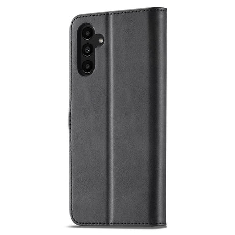 EIDERWOOD Samsung Galaxy S23 FE Faux Leather Flip Case with Stand & Wallet - Black