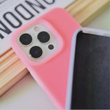 iPhone 15 Pro Max Jelly Silicone Case - Pink