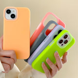 iPhone 15 Pro Max Jelly Silicone Case - Orange