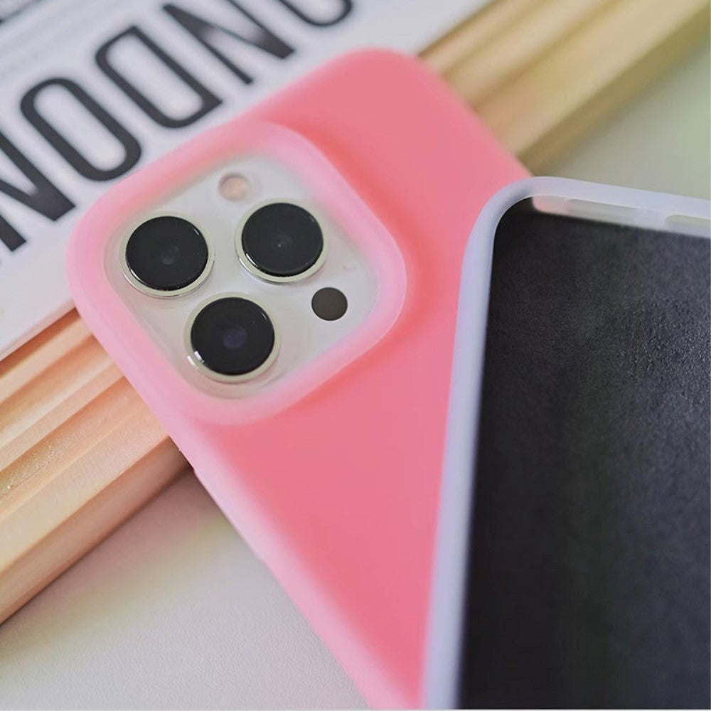 iPhone 15 Pro Jelly Silicone Case - Pink