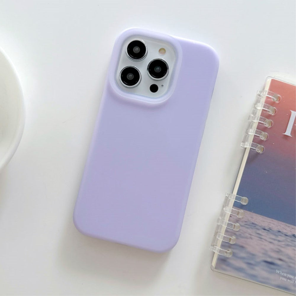 iPhone 15 Pro Jelly Silicone Case - Purple