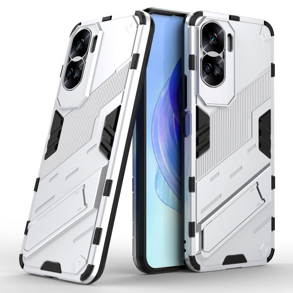 Honor 90 Lite Hybrid Tough Case with Kickstand - White