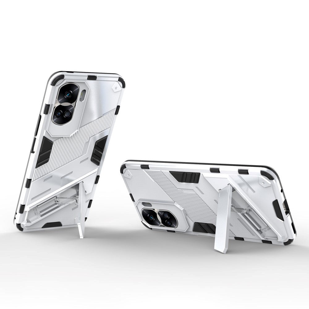 Honor 90 Lite Hybrid Tough Case with Kickstand - White