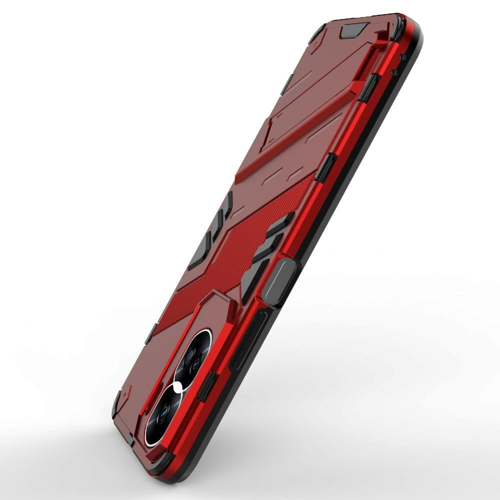 Honor 90 Lite Hybrid Tough Case with Kickstand - Red