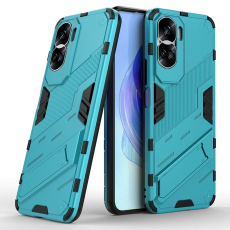 Honor 90 Lite Hybrid Tough Case with Kickstand - Light Blue