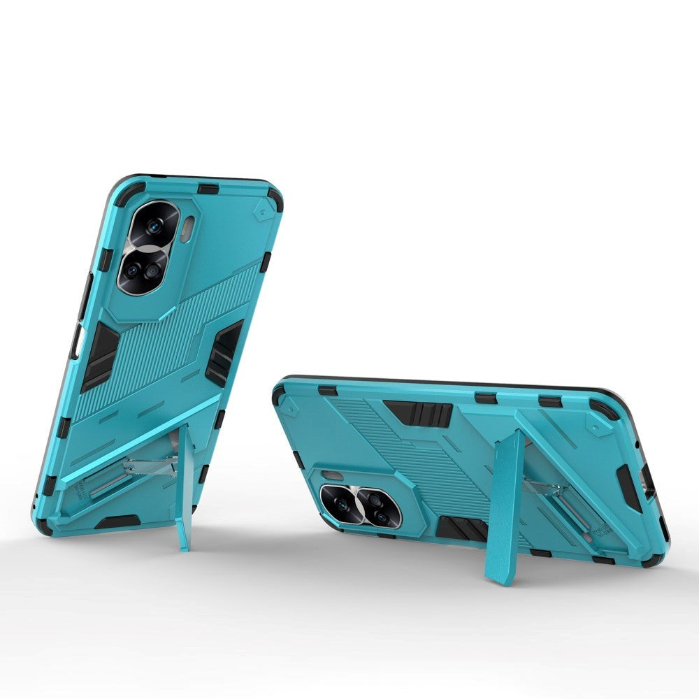 Honor 90 Lite Hybrid Tough Case with Kickstand - Light Blue