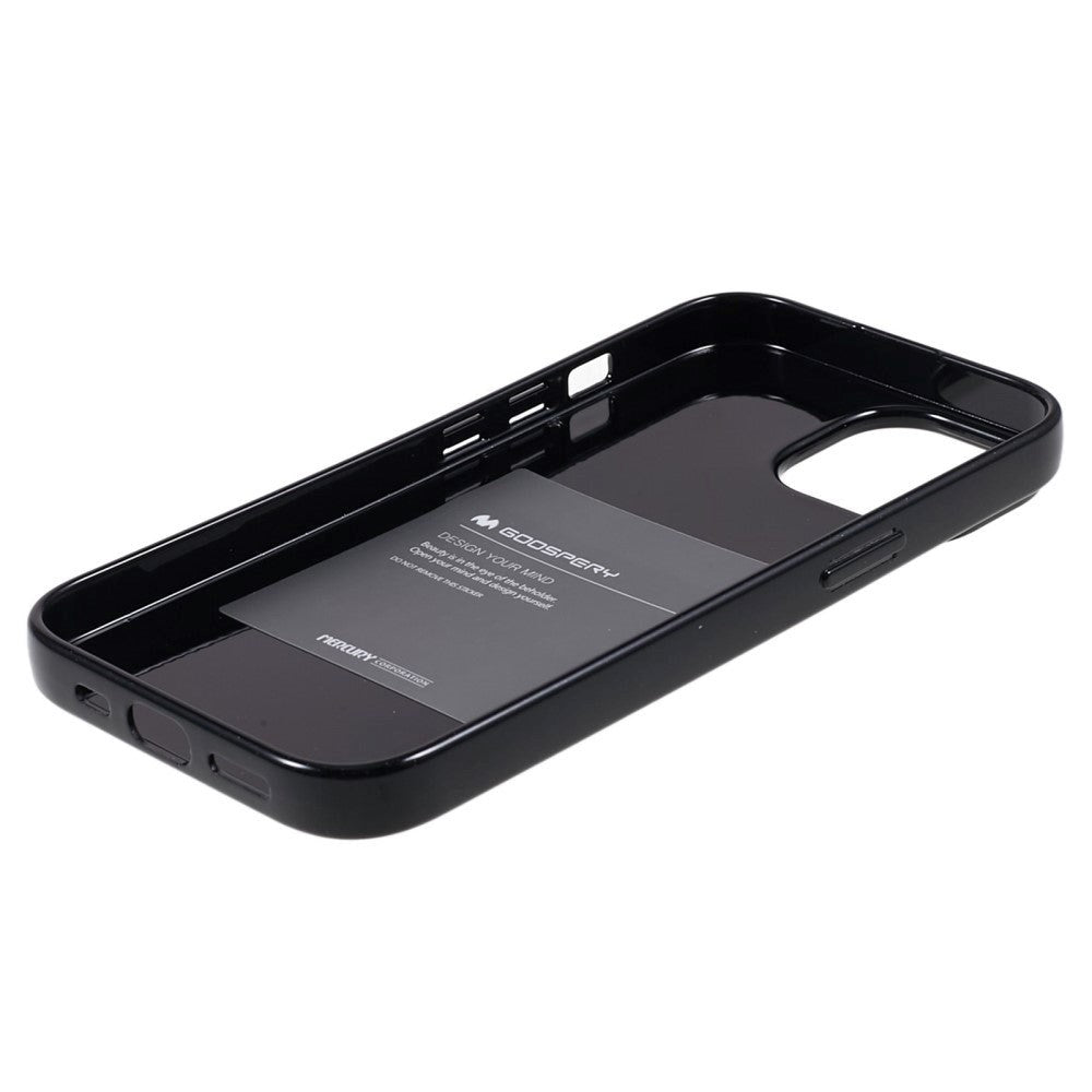 GOOSPERY iPhone 15 Flexible Plastic Back Case - Black