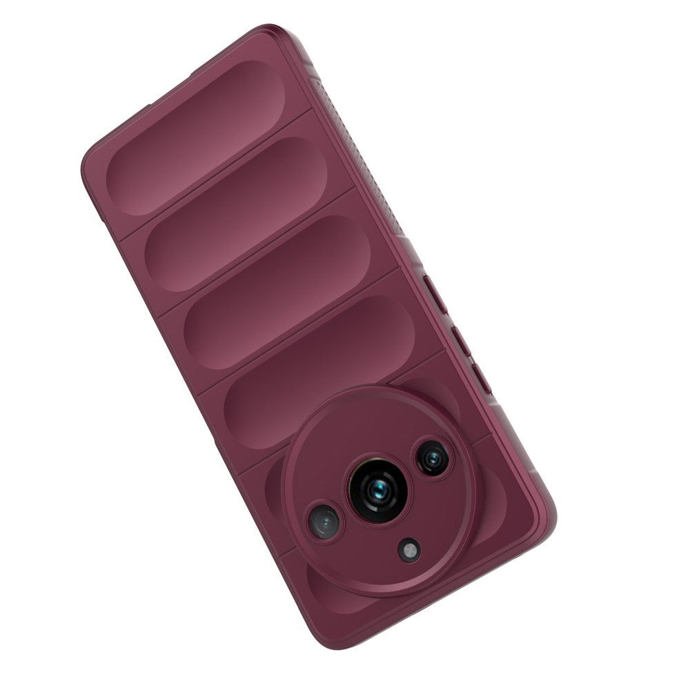 EIDERWOOD Realme 11 Pro+ 5G / 11 Pro 5G Flexible Plastic Case - Wine Red