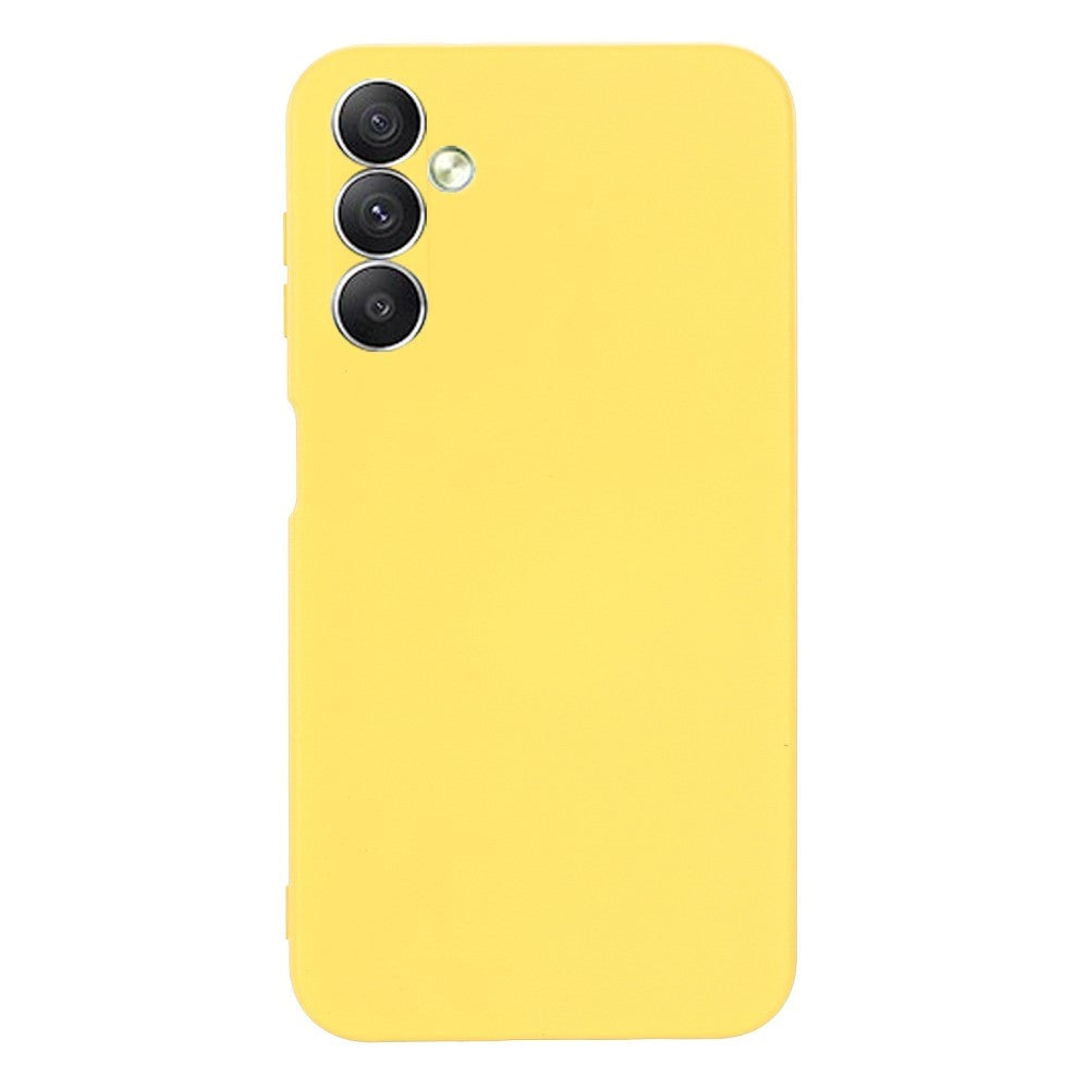 Samsung Galaxy M34 (5G) / F34 (5G) Liquid Silicone Case w. Strap - Yellow