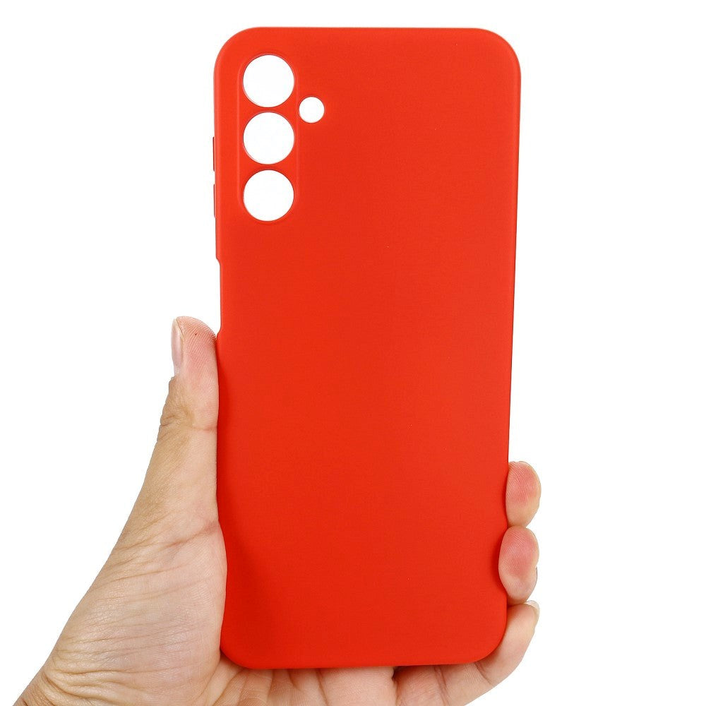 Samsung Galaxy M34 (5G) / F34 (5G) Liquid Silicone Case w. Strap - Red