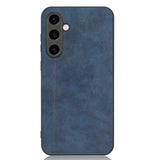 Samsung Galaxy S23 FE Leather Coated Plastic Case - Blue