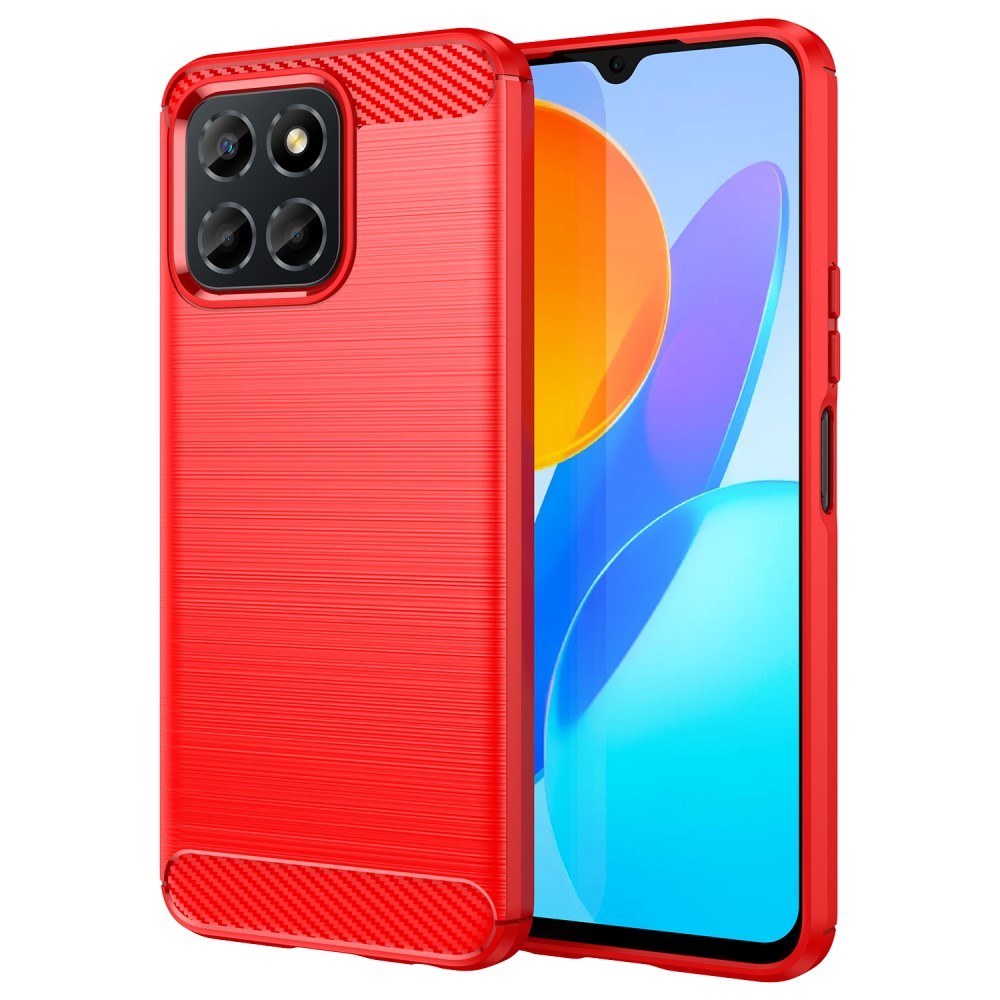 Honor 70 Lite Brushed Carbon Case - Red